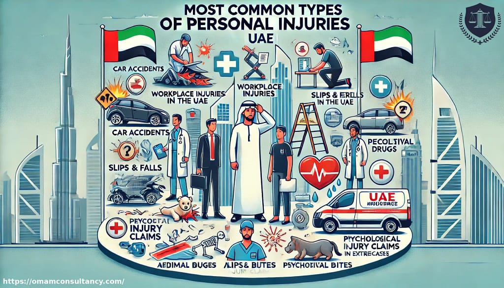 أنواع الإصابات الشخصية الأكثر شيوعًا